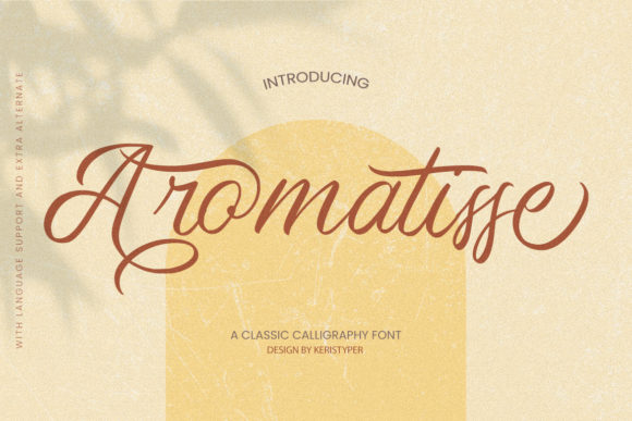 Aromatise: The Font That Adds Elegance to Every Craft