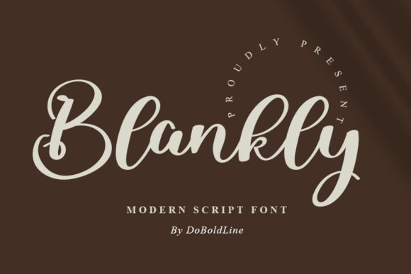 Blankly: A Script Font for Modern Web Design