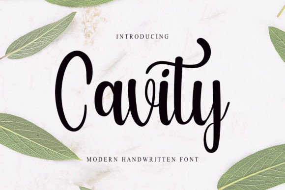 Cavity: A Versatile Script Font for Editorial Design