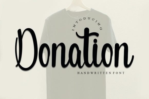 Donation: A Modern Handwritten Font for Branding