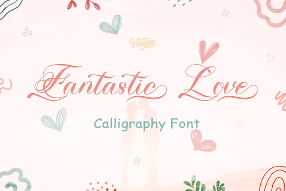 Fantastic Love: A Script Font for Crafters and Designers