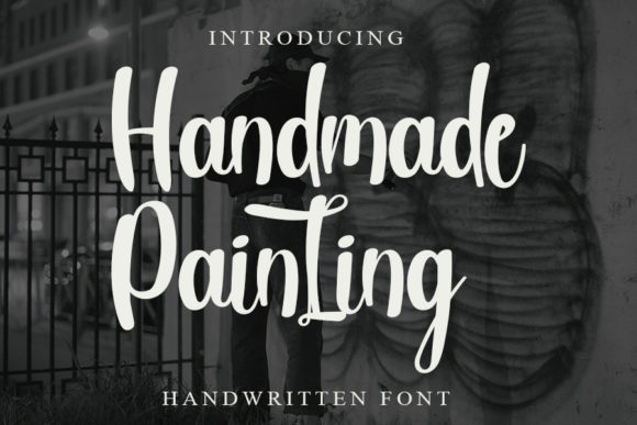Handmade Painting: A Modern Handwritten Font for Digital Design