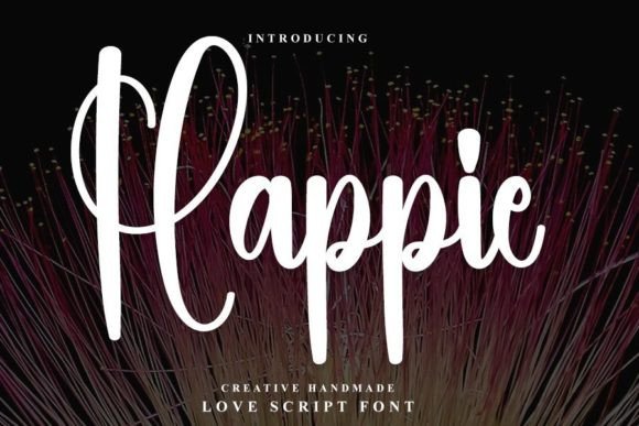 Happie: A Handwritten Font for Creative Crafters