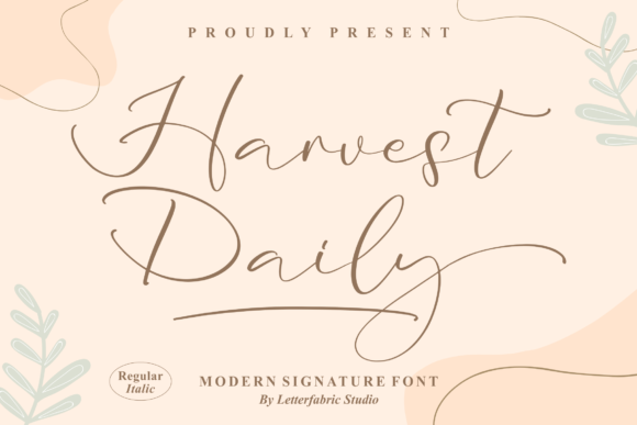 Harvest Daily: A Font That Elevates Your Brand