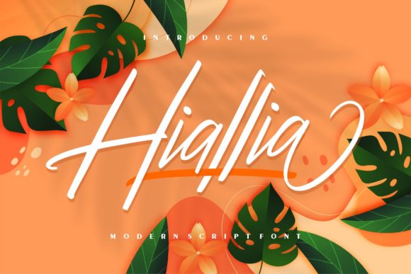 Hiallia: The Script Font That Elevates Your Brand’s Visual Story