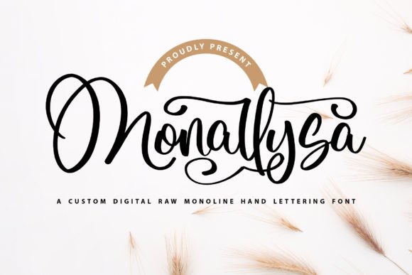 Monallysa: A Beautiful Handwritten Font for Branding and Creativity