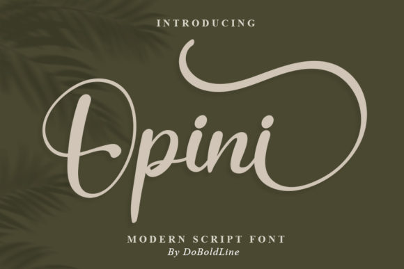 Opini: The Font That Elevates Your Digital Brand