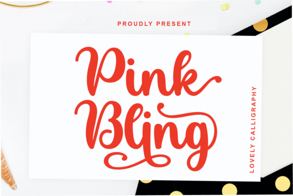 Pink Bling: A Typeface That Adds Grace to Editorial Design
