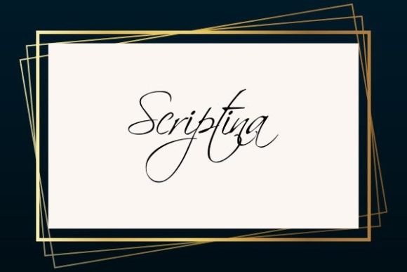 Scriptina: The Handwritten Font That Elevates Your Brand