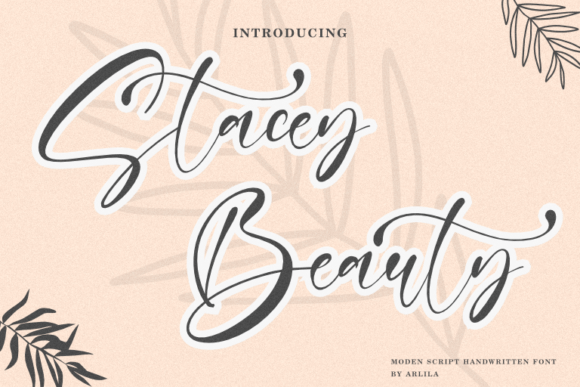 Stacey Beauty: A Script Font for Timeless Branding