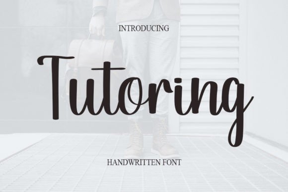 Tutoring: A Script Font for Creative Crafters