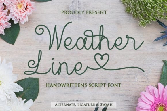 Weatherline: A Font That Adds Romance to Your Brand