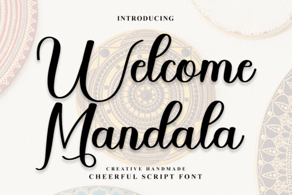 Welcome Mandala: A Versatile Font for Digital Design