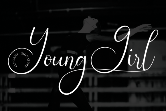 Young Girl: A Script Font for Crafting Beauty and Readability